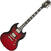 Guitarra elétrica Epiphone SG Prophecy Red Tiger Aged Gloss