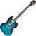 Guitare électrique Epiphone SG Prophecy Blue Tiger Aged Gloss