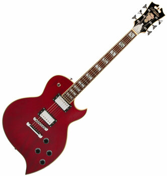 Guitare électrique D'Angelico Premier TD Cherry - 1