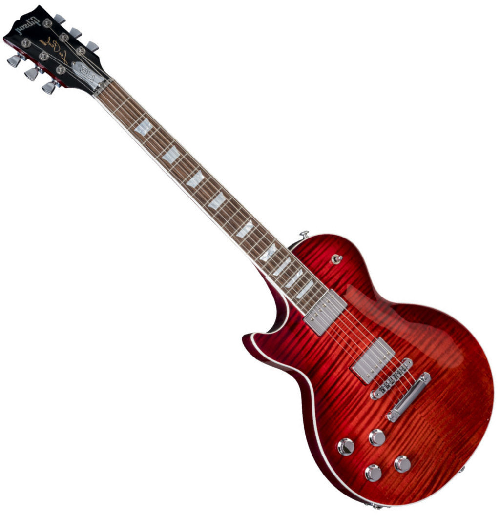 Elektrická kytara pro leváka Gibson Les Paul Standard HP 2018 Blood Orange Fade Lefty
