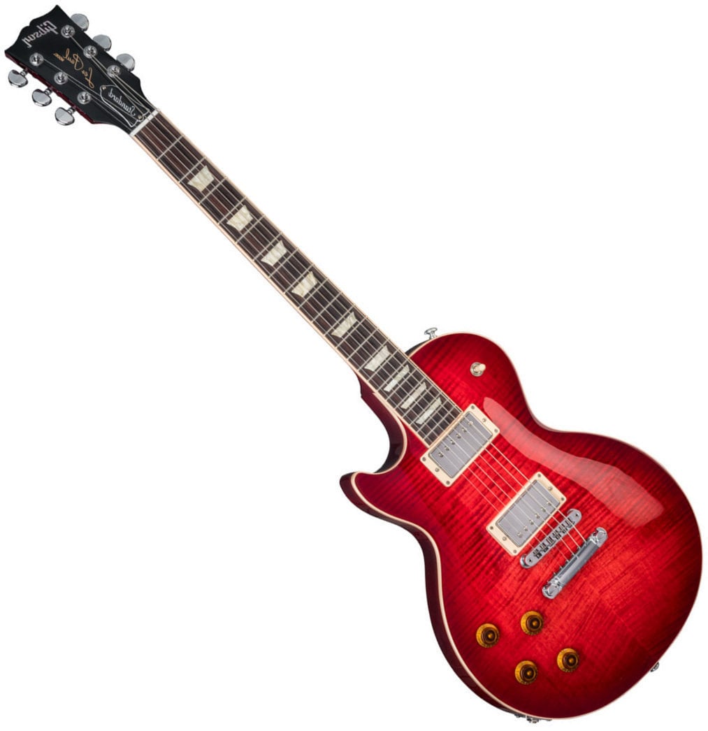 Guitare électrique pour gauchers Gibson Les Paul Standard 2018 Blood Orange Burst Lefty
