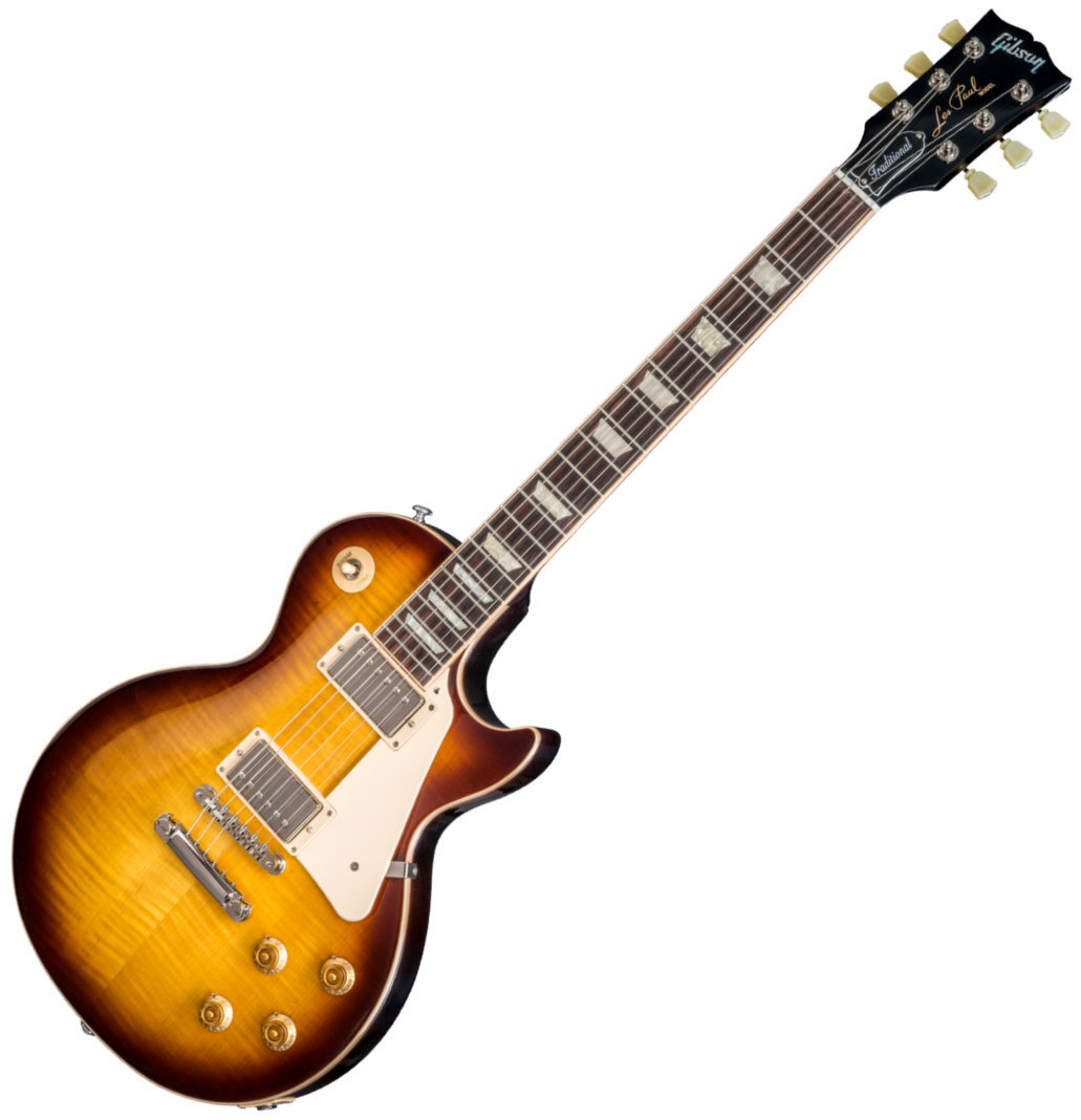 Guitare électrique Gibson Les Paul Traditional 2018 Tobacco Sunburst Perimeter