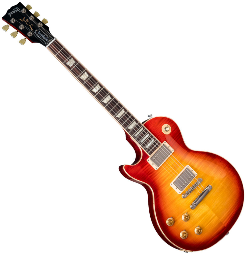 Elektrická kytara pro leváka Gibson Les Paul Traditional 2018 Heritage Cherry Sunburst Lefty