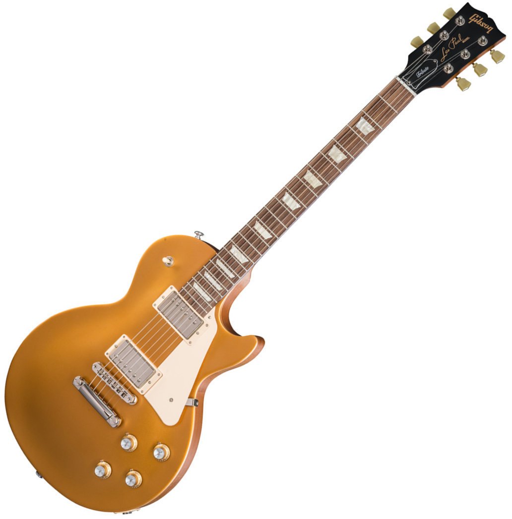 Guitare électrique Gibson Les Paul Tribute 2018 Satin Gold