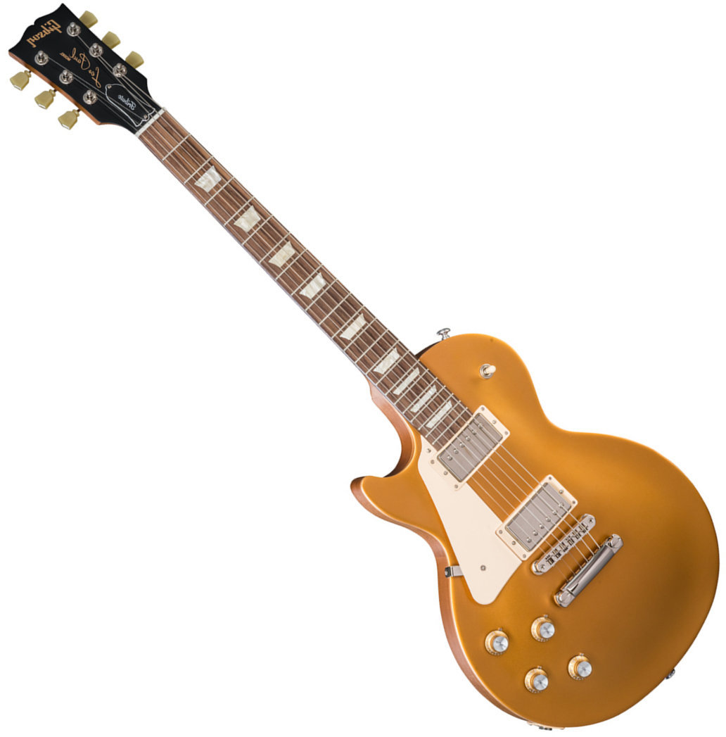 Guitare électrique pour gauchers Gibson Les Paul Tribute 2018 Satin Gold Lefty
