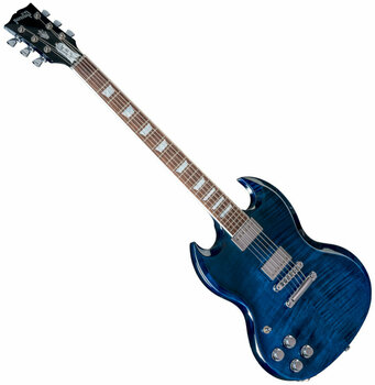 Električna kitara za levičarje Gibson SG Standard HP 2018 G Force Cobalt Fade Lefty - 1
