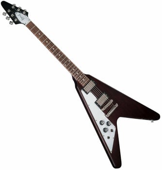 Guitare électrique pour gauchers Gibson Flying V 2018 Aged Cherry Lefty - 1