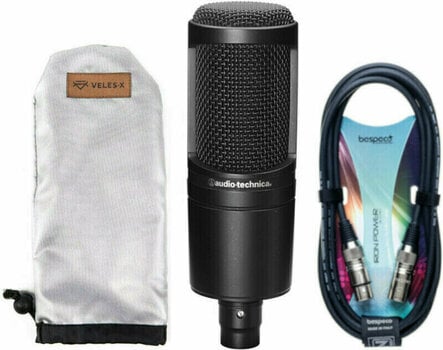 Microphone à condensateur pour studio Audio-Technica AT2020 SET Microphone à condensateur pour studio - 1