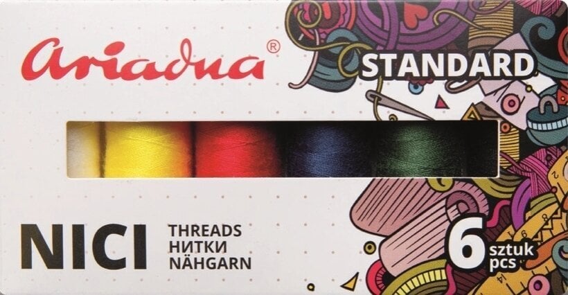 Varrás szál Ariadna Varrás szál Set of Threads Talia 6 x 200 m Standard Base