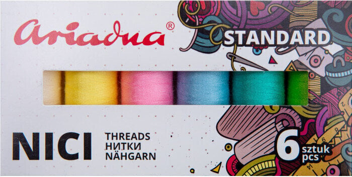 Draad Ariadna Draad Set of Threads Talia 6 x 200 m Standard Spring