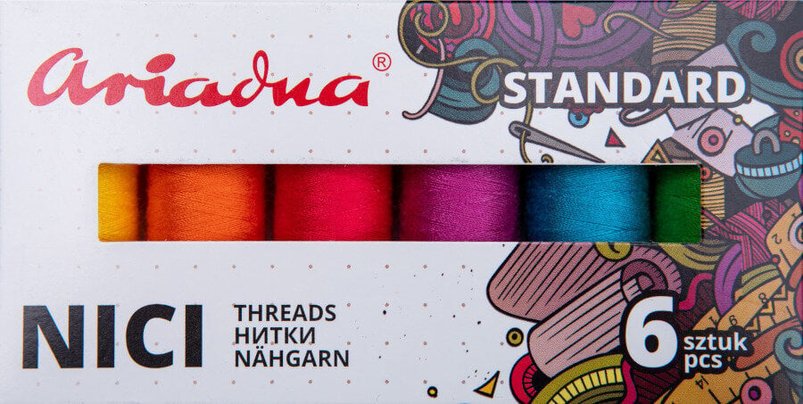Konac za šivanje Ariadna Konac za šivanje Set of Threads Talia 6 x 200 m Standard Summer