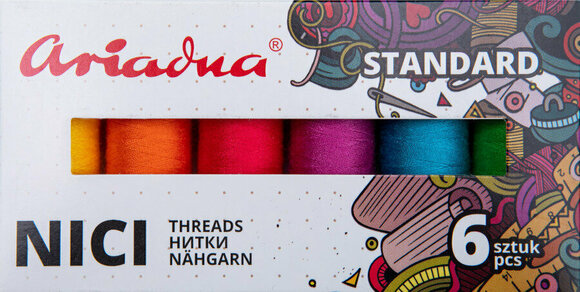 Ata de cusut Ariadna Ata de cusut Set of Threads Talia 6 x 200 m Standard Summer - 1