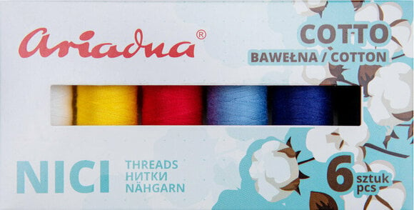Thread Ariadna Thread Cotton 80 6 x 170 m Sky Colours - 1