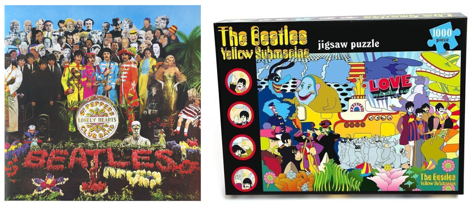 Disque vinyle The Beatles Puzzle Set