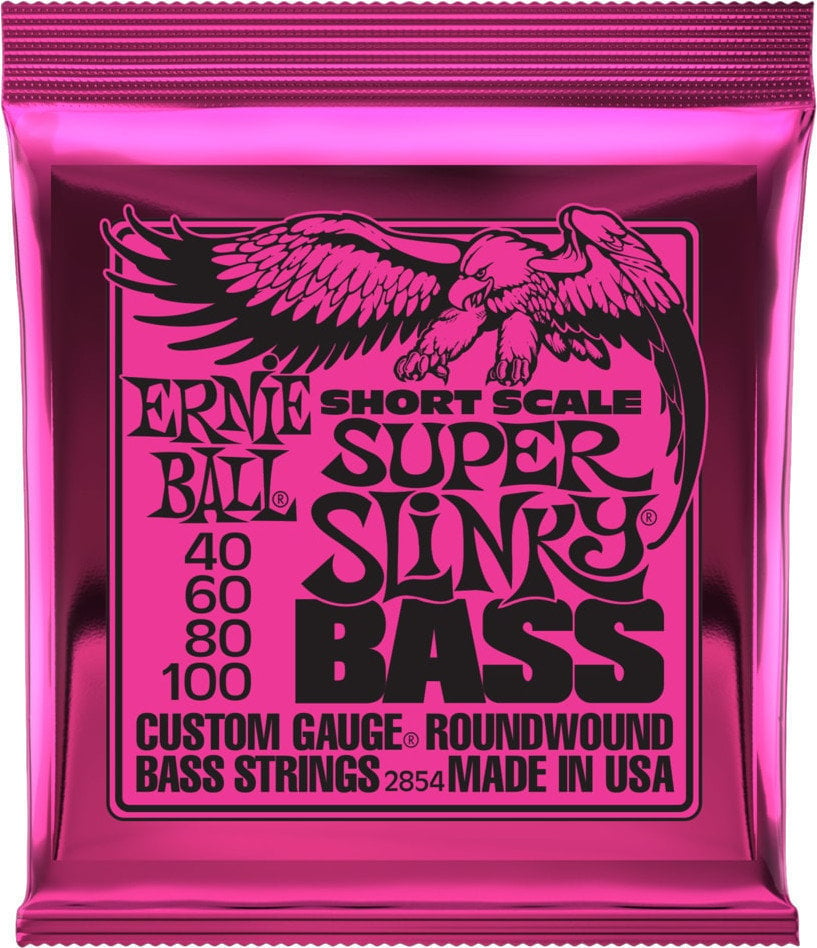 Cordes de basses Ernie Ball 2854 Super Slinky Bass