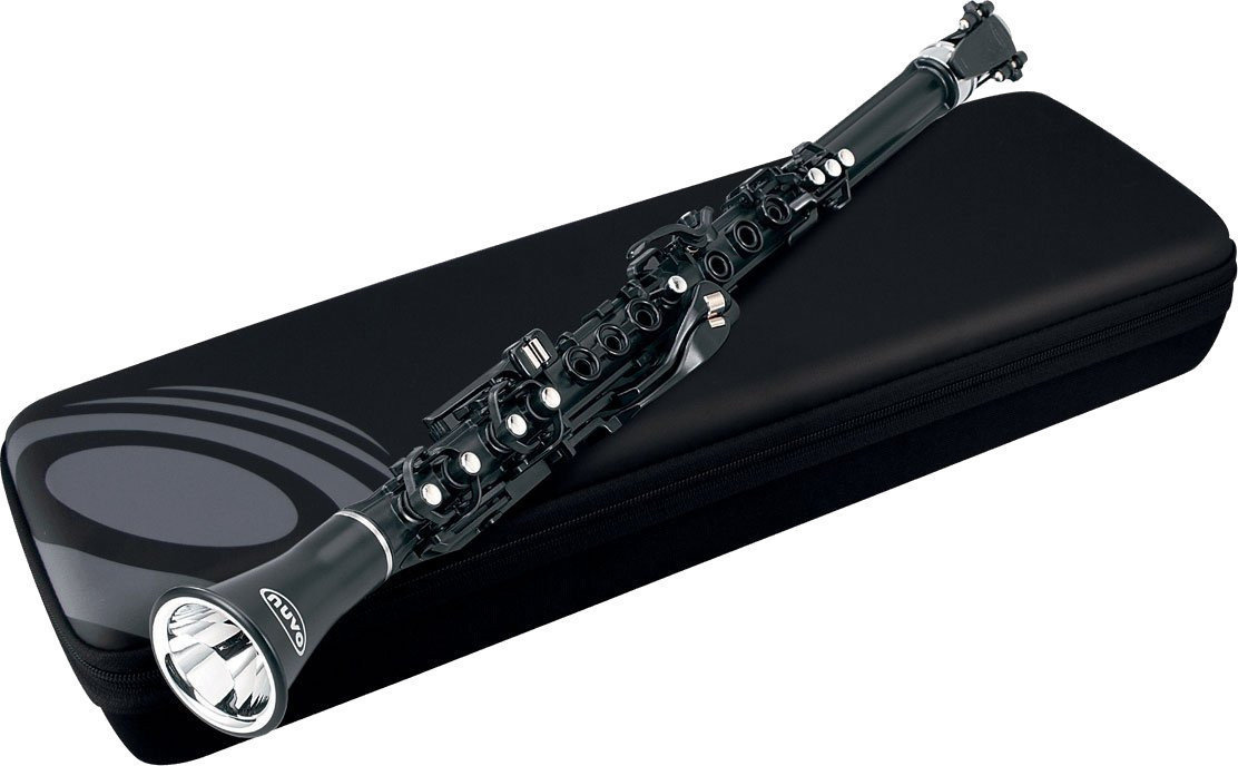 Hybridblåsinstrument NUVO Clarinéo Standard Kit Black/Silver