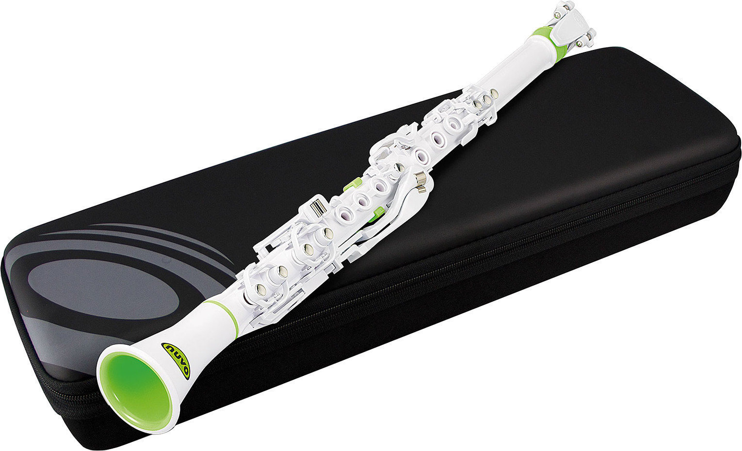 Hybridní dechový nástroj NUVO Clarinéo Standard Kit White/Green