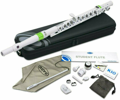 Hybridný dychový nástroj
 NUVO Student Flute Kit White/Green - 1