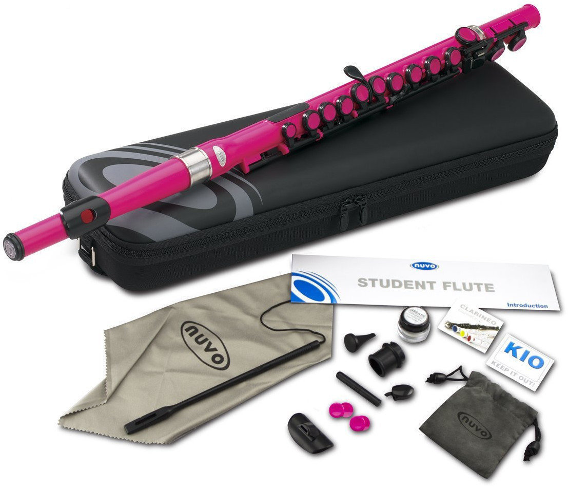 Hybrid blæseinstrument NUVO Student Flute Kit Pretty Pink