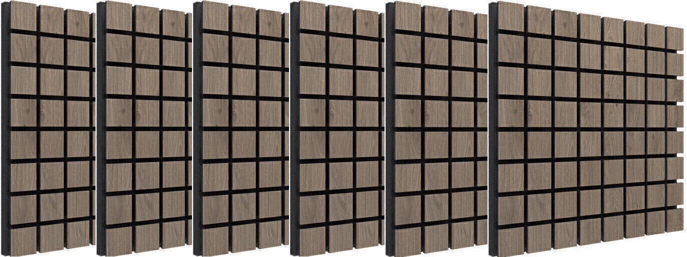 Absorpční panel dřevěný Vicoustic Flexi Wood Ultra Lite Brown Oak