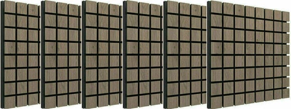 Absorpční panel dřevěný Vicoustic Flexi Wood Ultra Lite Brown Oak - 1