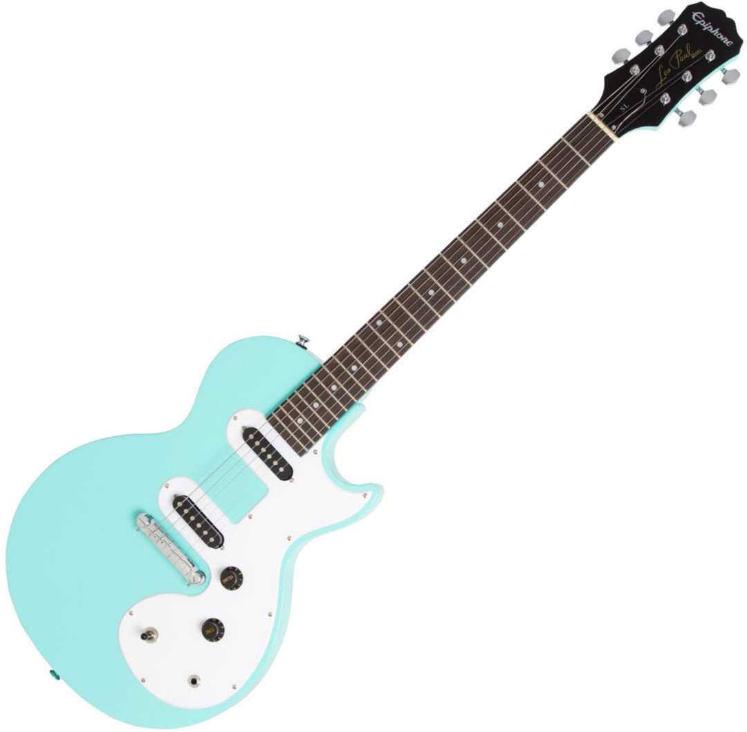 Chitară electrică Epiphone Les Paul SL Turquoise