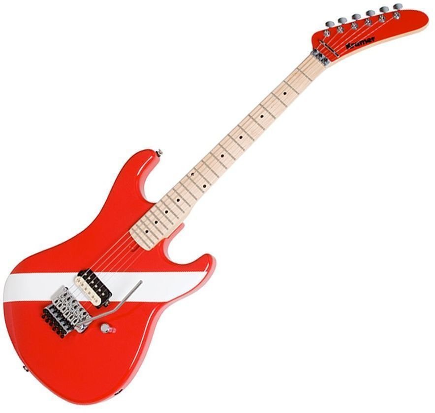 Guitare électrique Kramer The 84 Red/White Stripe