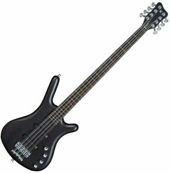 6-string Bassguitar Warwick RockBass Corvette Basic 8 Nirvana Black Transparent Satin - 1