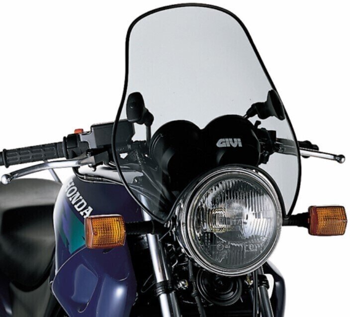 Motorcycle Other Equipment Givi A603 Universal Screen with 2 Point Handlebar Smoke 37,7x44cm