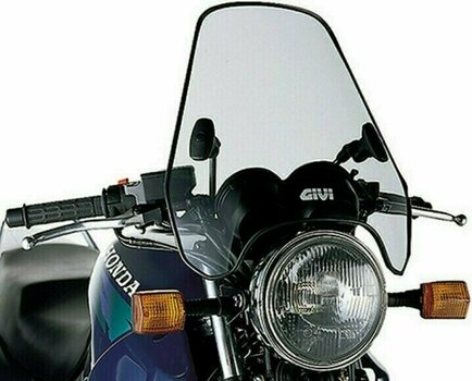Motorcycle Other Equipment Givi A604 Universal Screen with 2 Point Handlebar Smoke 37,9x44,5cm - 1