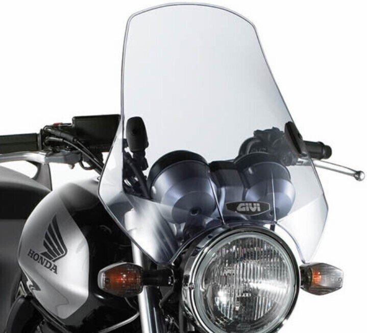Motorcycle Other Equipment Givi A660 Universal Screen with 2 Point Handlebar Smoke 42,5x42cm