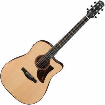 Dreadnought elektro-akoestische gitaar Ibanez AAD300CE-LGS Natural Low Gloss - 1