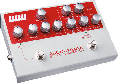 Pré-amplificador/amplificador em rack BBE Sound Acoustimax