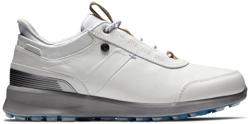 Női golfcipők Footjoy Stratos White/Grey 36,5