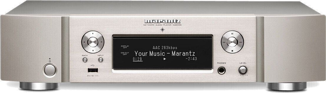 Hi-Fi verkkosoitin Marantz NA6006 Gold Silver Hi-Fi verkkosoitin