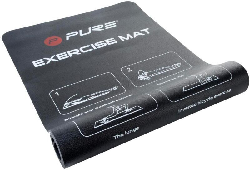 Fitness Mat Pure 2 Improve Exercise Black Fitness Mat