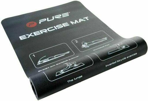 Fitness Mat Pure 2 Improve Exercise Black Fitness Mat - 1