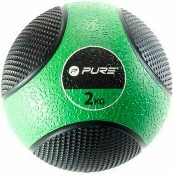 Стенна топка Pure 2 Improve Medicine Ball Зелен 2 kg Стенна топка - 1