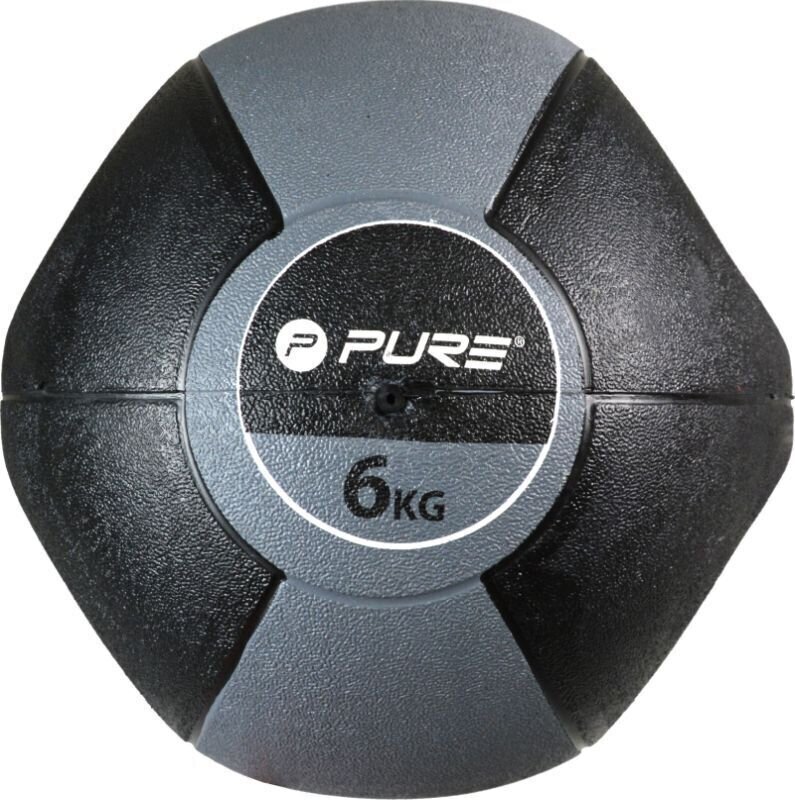 Medizinball Pure 2 Improve Medicine Ball Grau 6 kg Medizinball