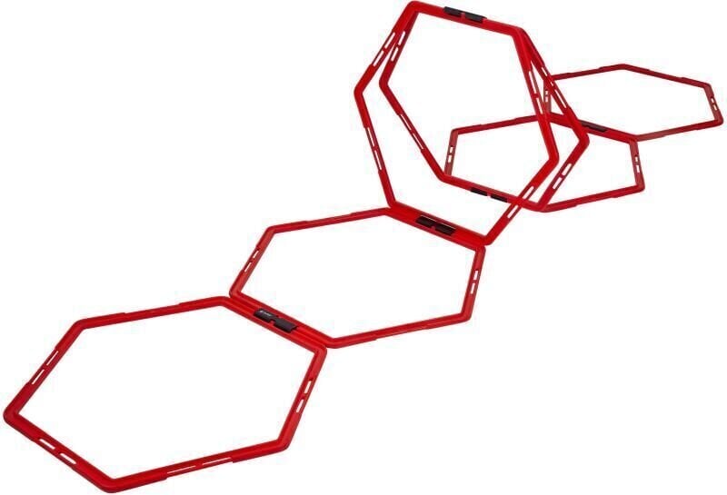 Sportgeräte und Trainingshilfe Pure 2 Improve Hexagon Agility Grid Rot