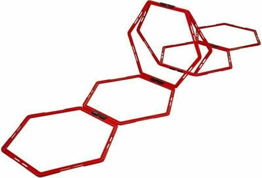 Športová a atletická pomôcka Pure 2 Improve Hexagon Agility Grid Červená - 1