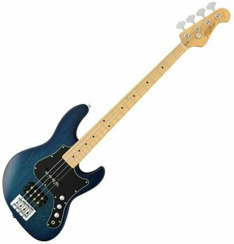 Basse électrique FGN J-Standard Mighty Jazz See Thru Blue Burst Basse électrique - 1