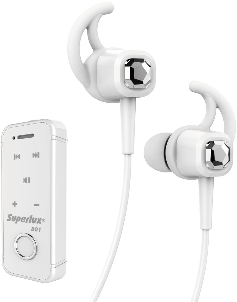 Trådløse on-ear hovedtelefoner Superlux HDB387 hvid