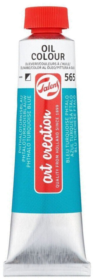 Peinture à l'huile Talens Art Creation 9019565M Peinture à l'huile Phthalo Turquoise Blue 40 ml 1 pc