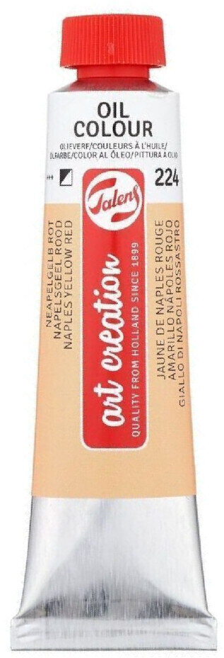 Peinture à l'huile Talens Art Creation 9019224M Peinture à l'huile Naples Yellow Red 40 ml 1 pc