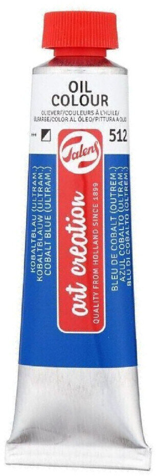 Peinture à l'huile Talens Art Creation 9019512M Peinture à l'huile Cobalt Blue Ultramarine 40 ml 1 pc