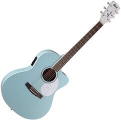 Jumbo Elektro-Akustikgitarren Cort Jade Classic Sky Blue Jumbo Elektro-Akustikgitarren