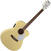 Guitare Jumbo acoustique-électrique Cort Jade Classic Pastel Yellow Guitare Jumbo acoustique-électrique