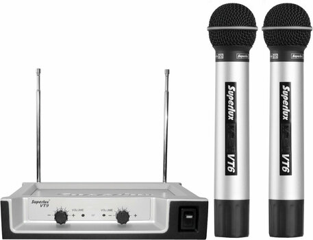 Conjunto de micrófono de mano inalámbrico Superlux VT96DD - 1