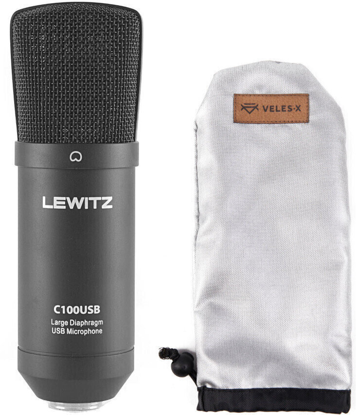 Microfone USB Lewitz C100USB SET